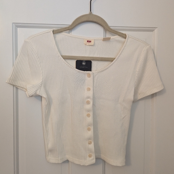 NWT Levi's Ribbed Tee - Picture 1 of 2